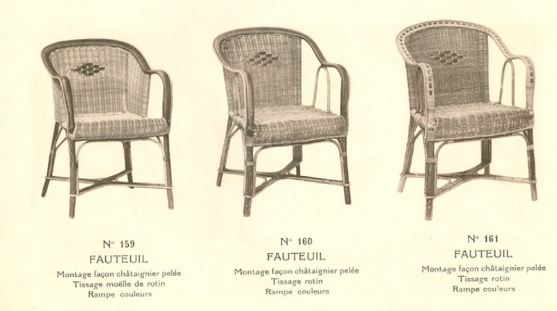 fauteuils en rotin Grand-Père catalogue Vannerie Hollandaise